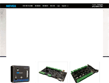 Tablet Screenshot of nevex.com.br